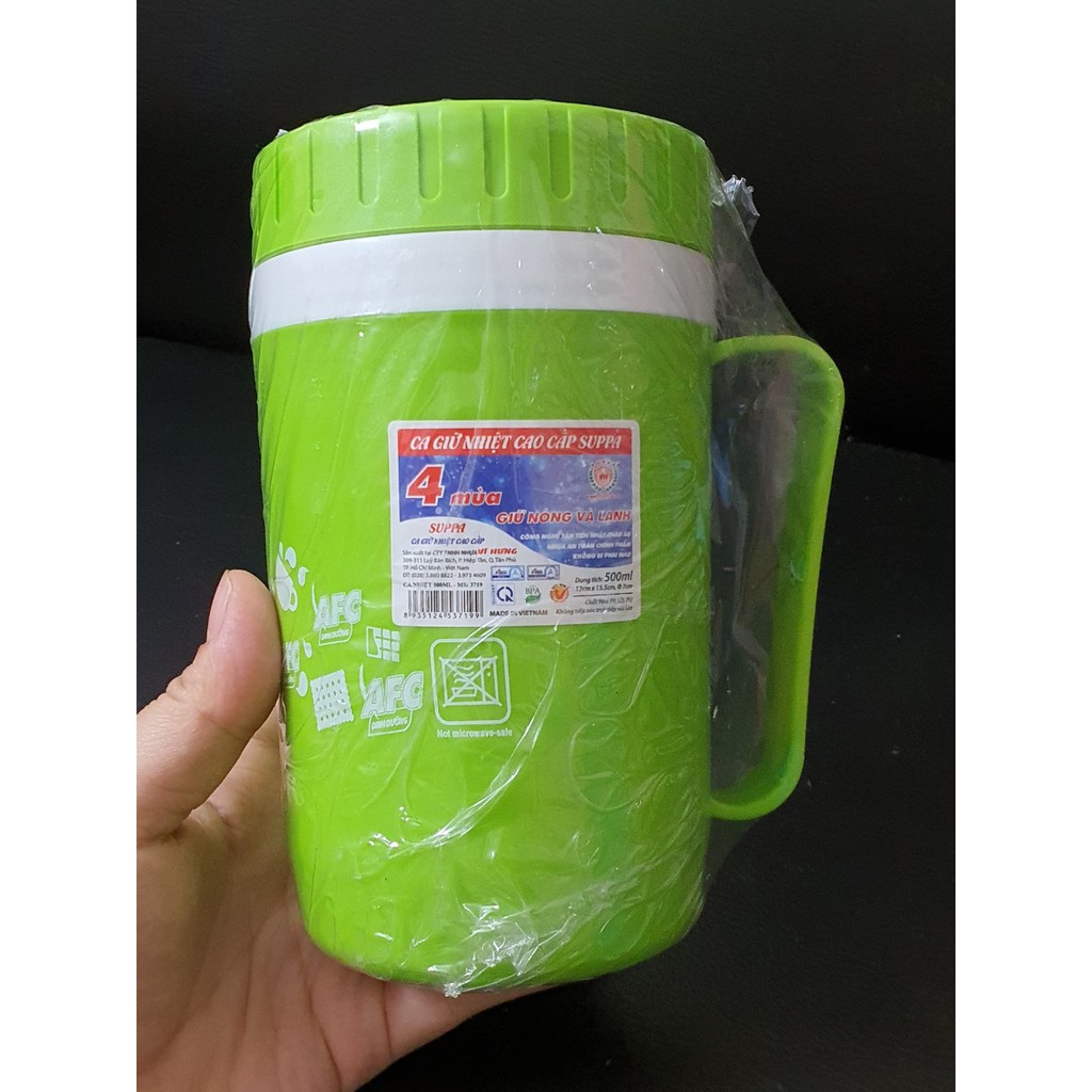 Bình giữ nhiệt, ca giữ lạnh - ủ cháo dung tích 500ml,giá rẻ vô địch