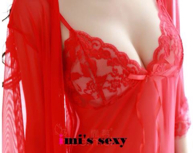 Set áo choàng +váy ngủ kèm quần chip cao cấp | BigBuy360 - bigbuy360.vn