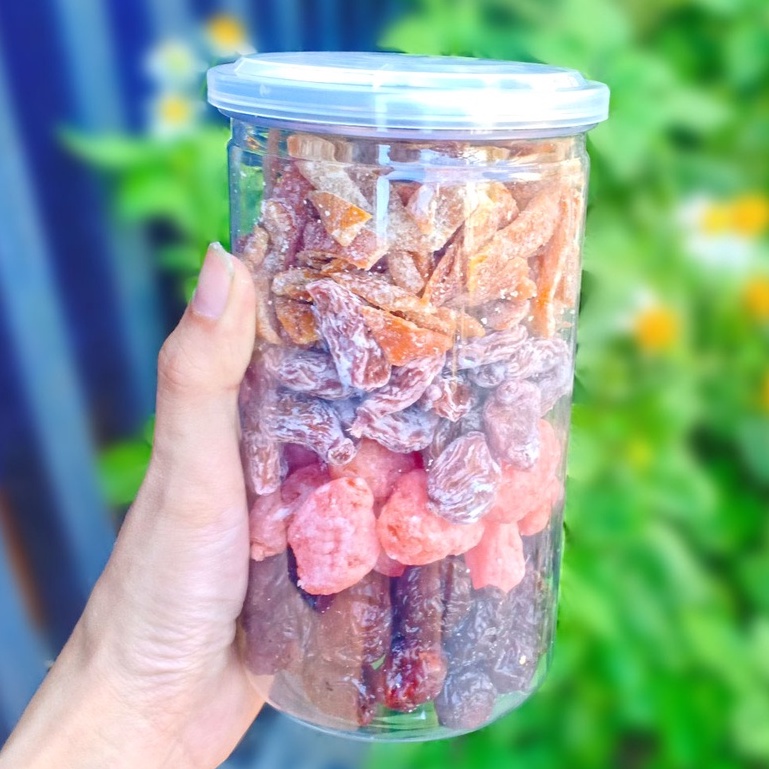 [Hủ 500g] Xí Muội Mix 4 Vị (Xí Muội Mơ/ Xí Muội Đào/ Xí Muội Mận Cơm/ Trần Bì) (NCFOOD)