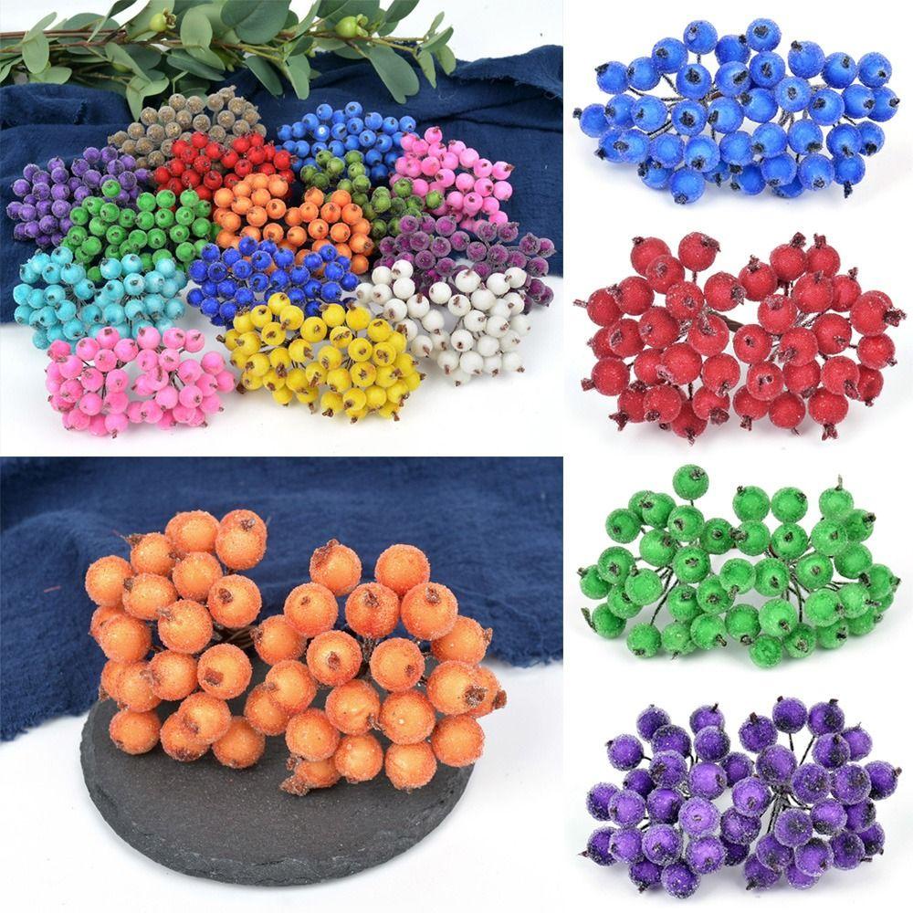 Set 4 Bông Hoa Xốp Mini Trang Trí Tiệc Cưới / Giáng Sinh