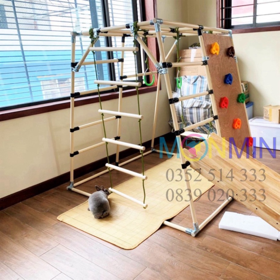 Phụ kiện thang dây - Xà đu đa năng Satech - Chưa bao gồm khung vận động cho bé