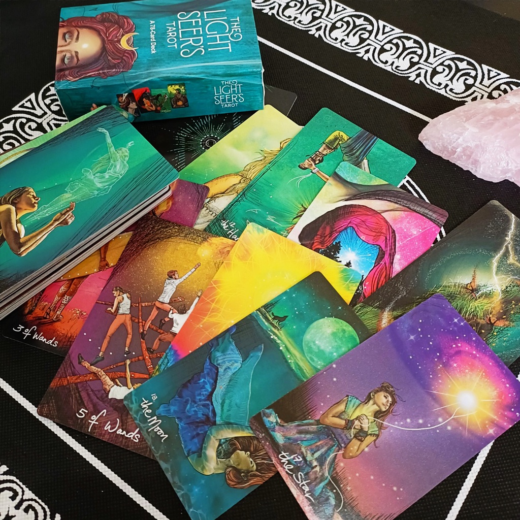 [BÀI LỚN] Bộ bài tarot THE LIGHT SEER'STAROT A78 -Card deck size 7x12cm