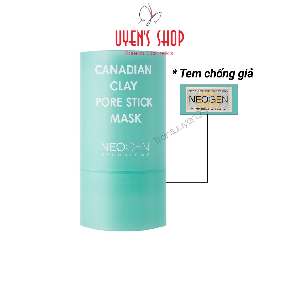 Thanh lăn mụn đầu đen Neogen Canadian Clay Pore Stick 28g