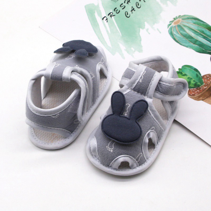 ❤Giá Sốc❤ Giày Tập Đi Trang Trí Hình Thỏ Chống Trượt Dành Cho Bé