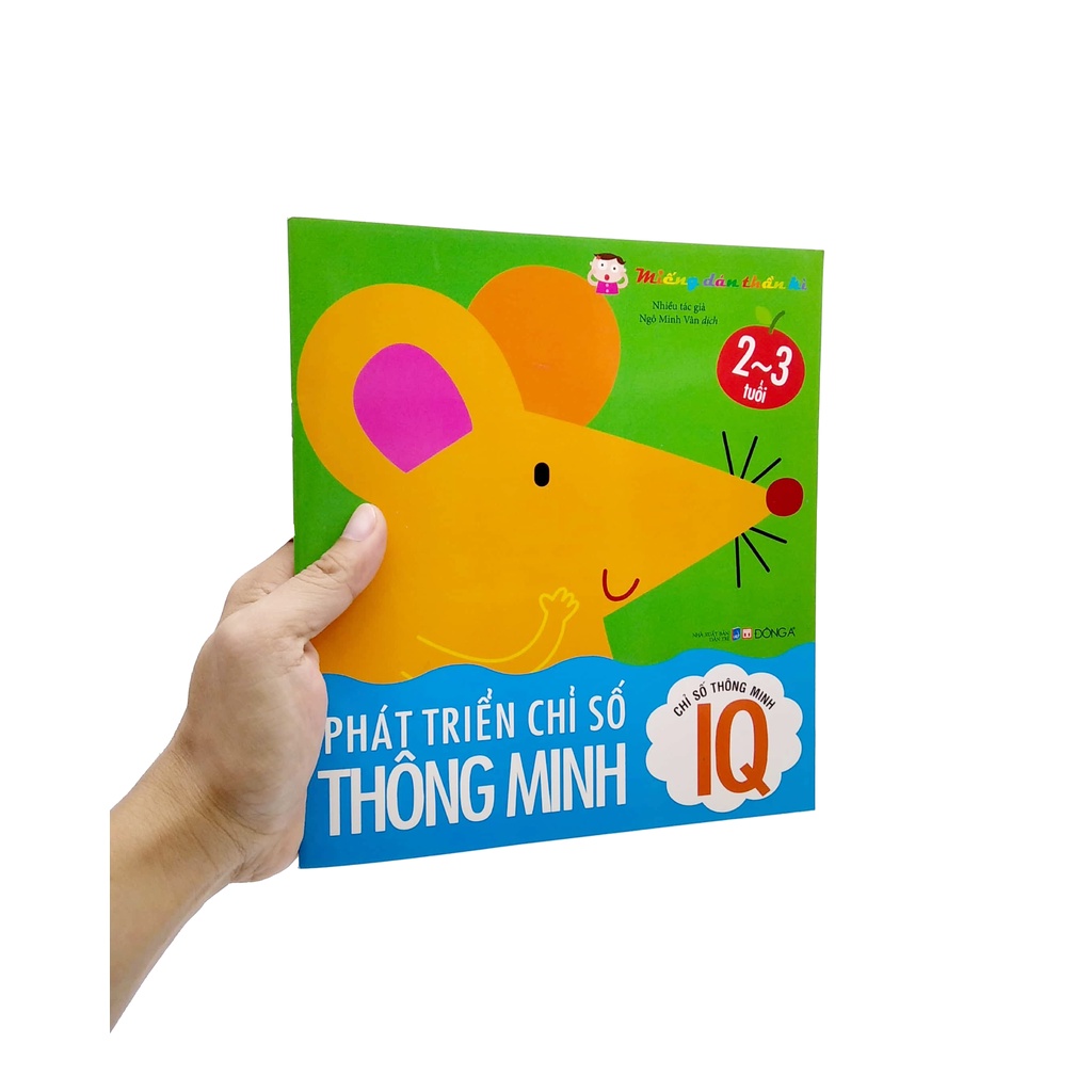 Sách Miếng Dán Thần Kì - Phát Triển Chỉ Số Thông Minh - Chỉ Số Thông Minh IQ - 2 - 3 Tuổi (Tái Bản 2022)