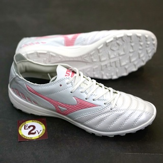 Giày đá bóng thể thao nam Mizuno Morelia Neo 3 Trắng Hồng, giày đá banh cỏ nhân tạo cao cấp - 2EVSHOP