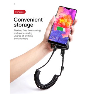 Cáp sạc Baseus lò xo cổng Tye-c