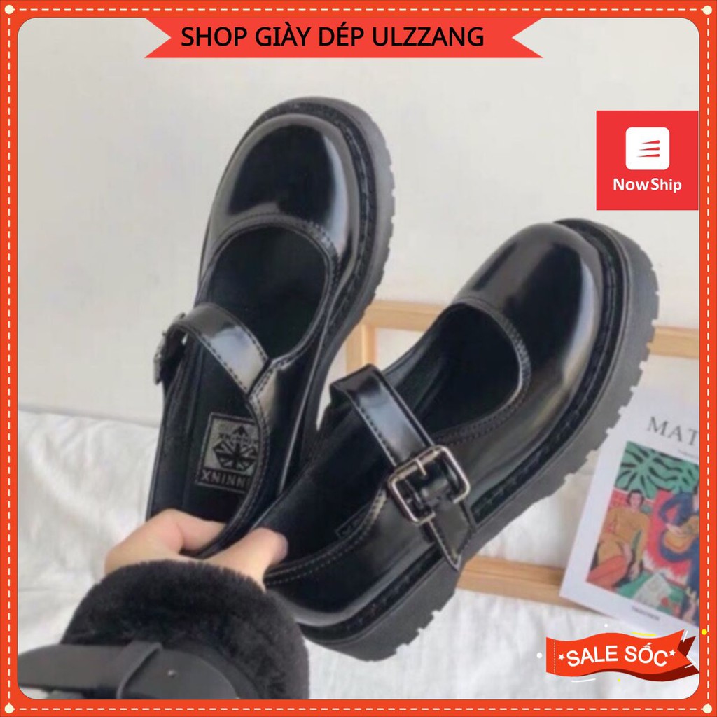 (CÓ SẴN + Video, Ảnh thật) Giày lolita vintage ulzzang( form rộng 1 size ) | BigBuy360 - bigbuy360.vn