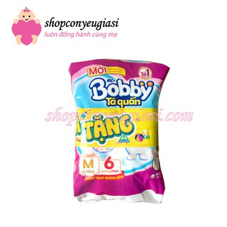 Gói Quà Tặng Tã Dán/Quần Bobby Size M/XL/XXL - 6 Miếng