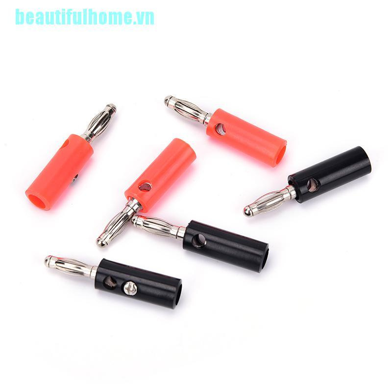 Bộ 10 Nút Cắm Chuối Mạ Niken Chuyên Dụng