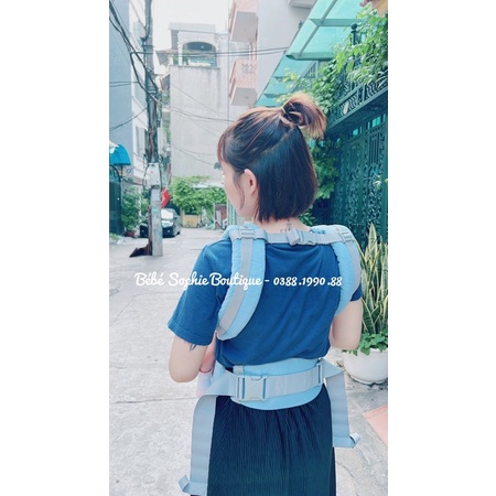 Hàng Auth - Địu trợ lực E.R.G.O BABY Adapt (Like new) - Siêu mềm, thoáng cho bé từ 0m
