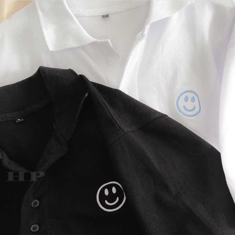 Áo polo logo mặt cười TH6