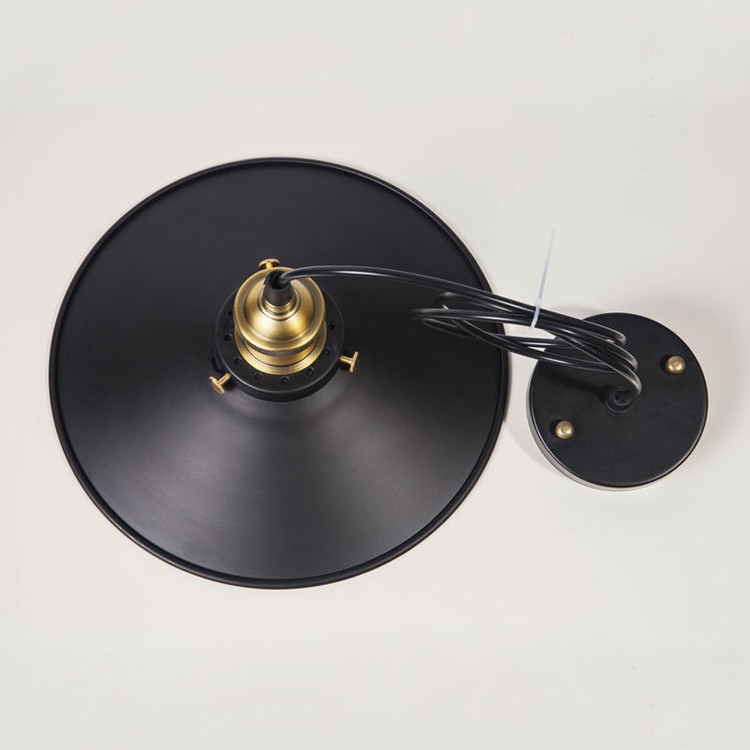 Đèn thả trang trí đĩa bay đui đồng đường kính300/360mm TH-017-GH (Đen) - Chưa bao gồm bóng - Bảo hành 12 tháng