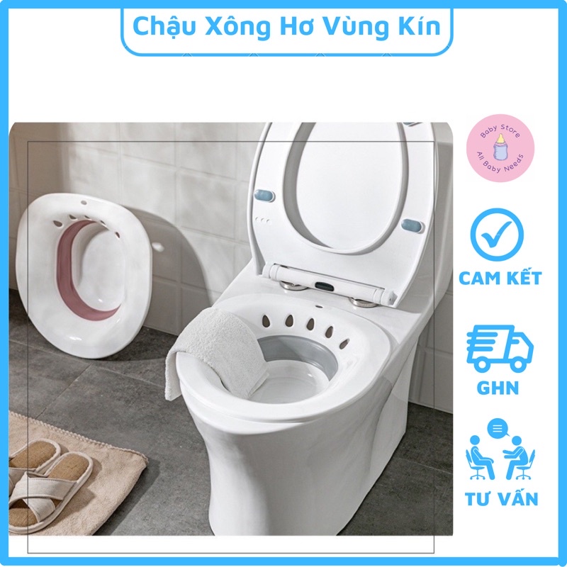 Chậu Xông Hơi Vùng Kín Gấp Gọn Cho Phụ Nữ