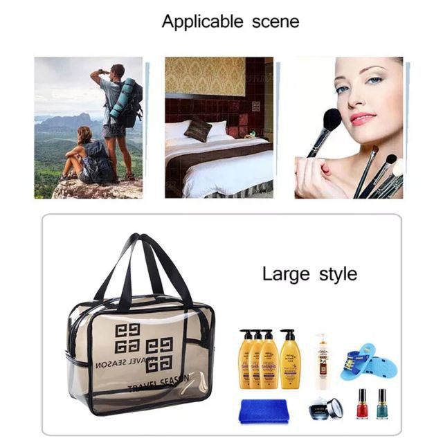 [Xả kho + free ship] Set 3 túi nhựa trong chống nước tiện ích