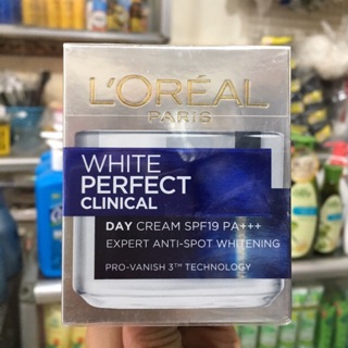 Kem Dưỡng Ngày Giảm Thâm Nám Và Trắng Mịn - L'Oréal White Perfect Clinical SPF19 PA+++ 50ml