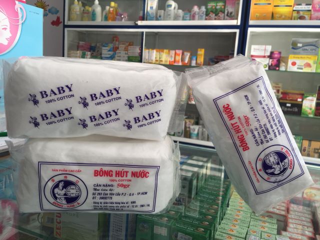 Bông gòn y tế 25g 50g 100g