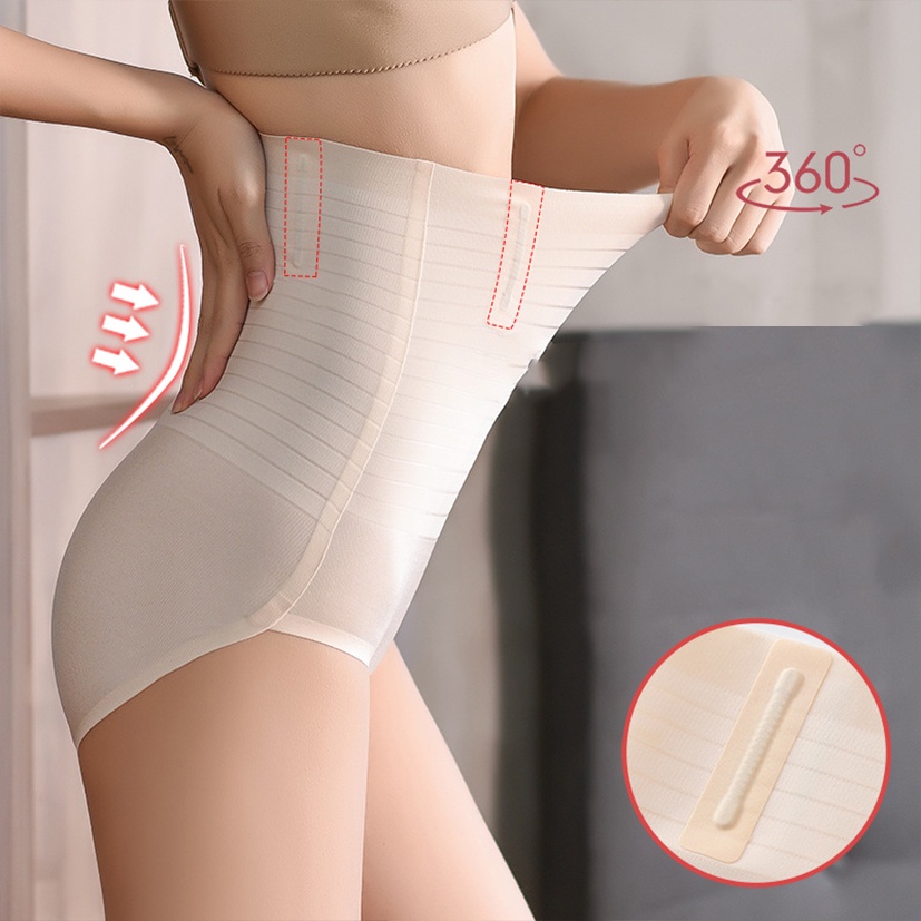 Quần gen nịt bụng giảm mỡ, chất su định hình eo cạp cao chống cuộn HLBOUTIQUE N7777