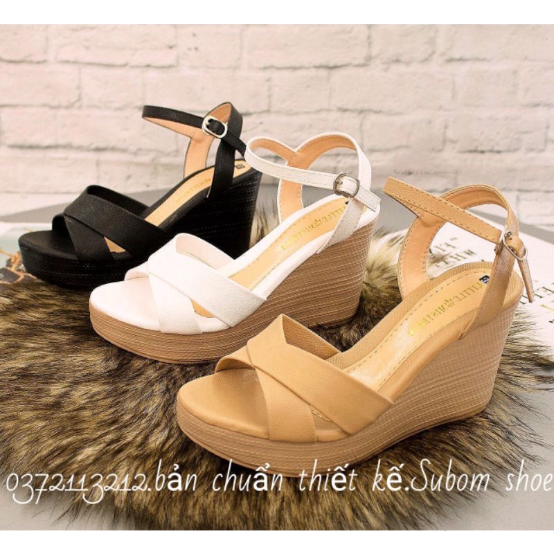 Sandal xuồng bản chuẩn. Én đế 9cm