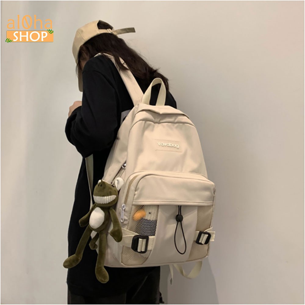 Balo - cặp sách Ulzzang Basic Vavabag đi học, đi làm, du lịch, đựng laptop B083 Unisex nam nữ phong cách thời trang