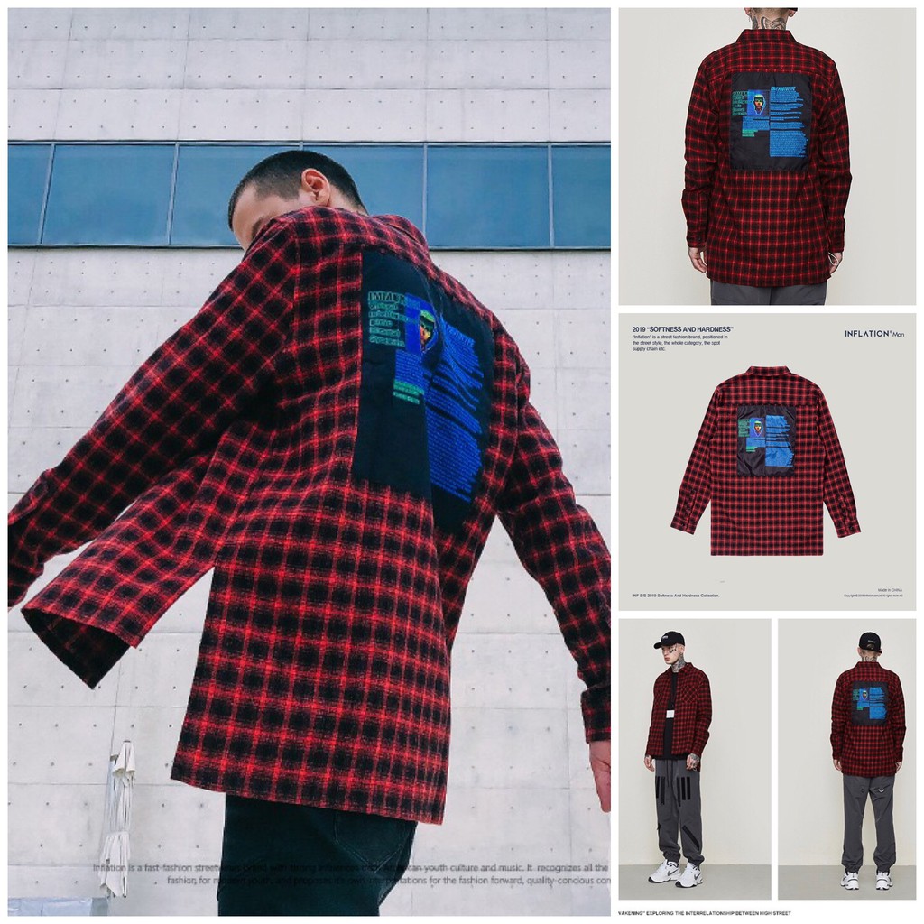 ÁO SƠ MI CỘC TAY UNISEX OVERSIZED LẺ SIZE INF-ALL | BigBuy360 - bigbuy360.vn
