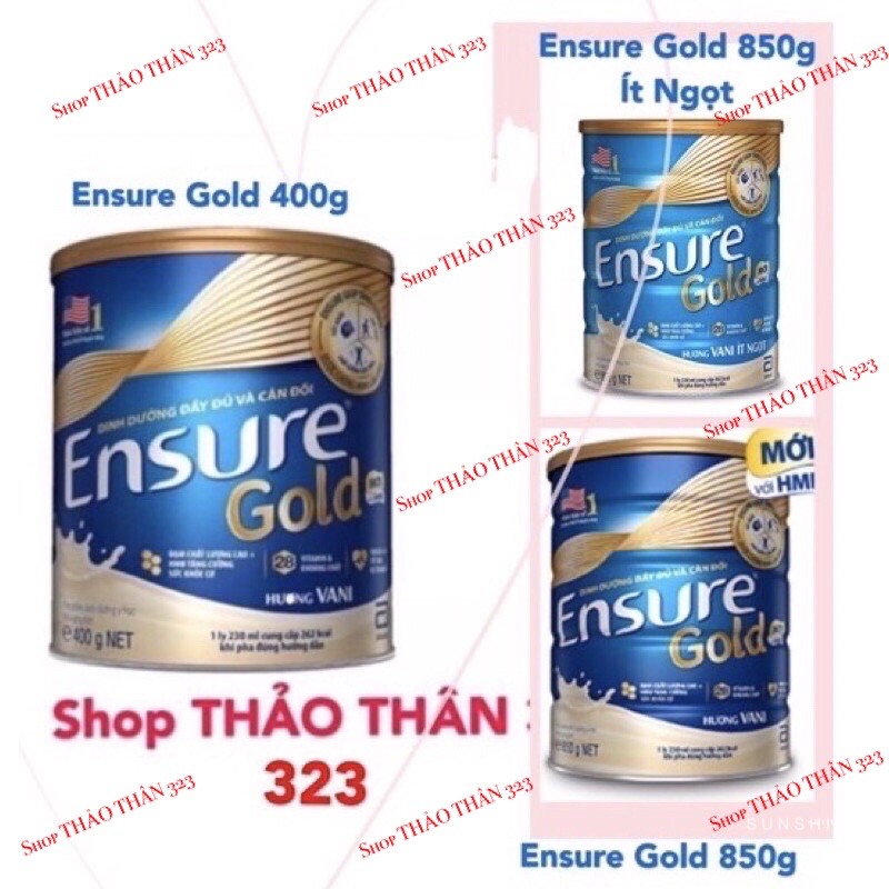 {Date T11/2023} Sữa Ensure Gold - Hàng CHÍNH HÃNG Abbott Hoa Kỳ 🇺🇸