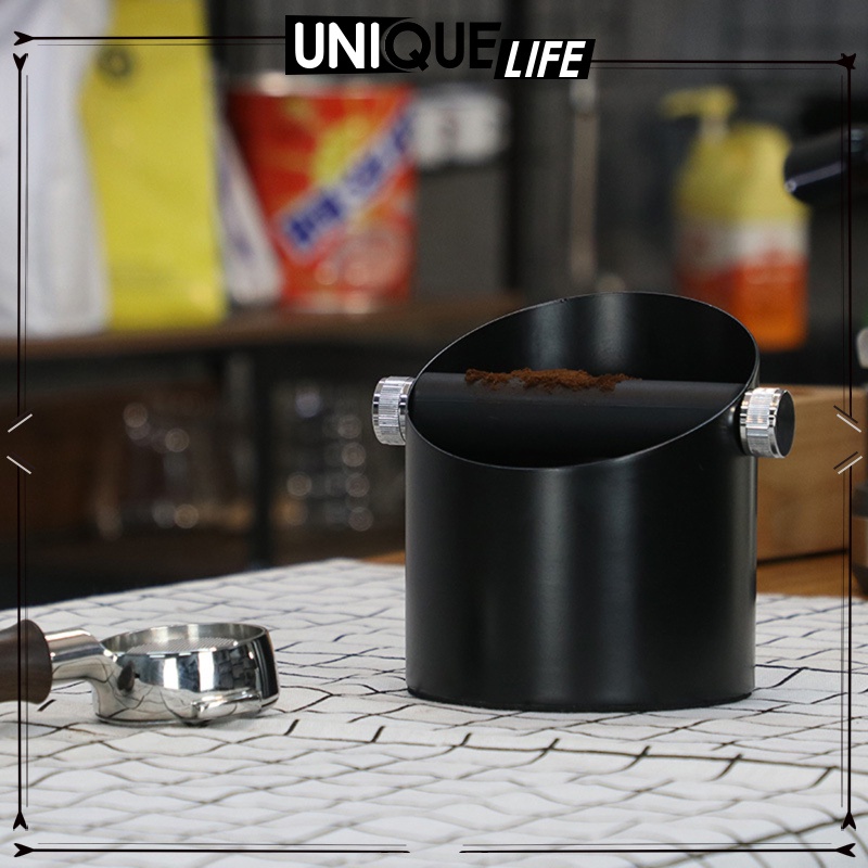 [Niuniu appliances] Coffee Knock Box Grinds Waste Bucket for Coffee Maker Non-Slip for Home