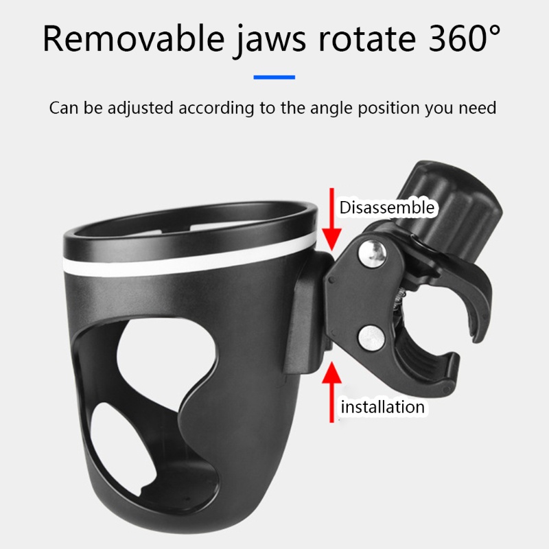 Giá Đỡ Ly Nước Gắn Xe Đạp Có Thể Xoay 360 Độ Tiện Dụng