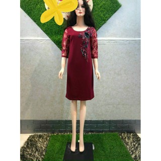 VÁY ĐẦM DỰ TIỆC TRUNG NIÊN DÁNG SUÔN BIGSIZE