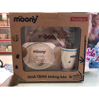 Bộ ăn dặm Yookidoo sợi tre (Quà tặng bỉm Moony)