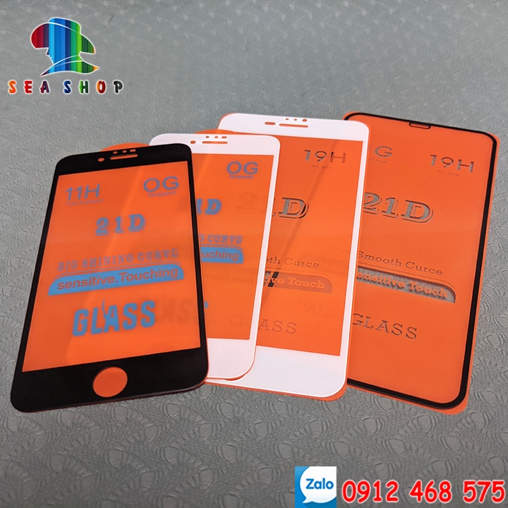 Kính chống nhìn trộm KINGKONG- Full màn iphone 6, 6S, 6S Plus, 7 Plus, 8 Plus, XR, XS Max,11 Pro Max, 12- Kính 21D