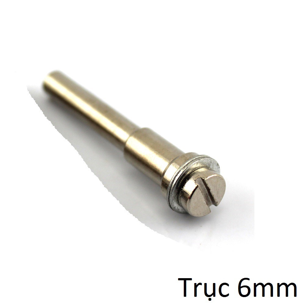 Trục thép 6mm lắp dĩa cưa cắt mài chà nhám lỗ 6mm dùng cho máy khoan cắt đa năng (DO143) - Luân Air Models