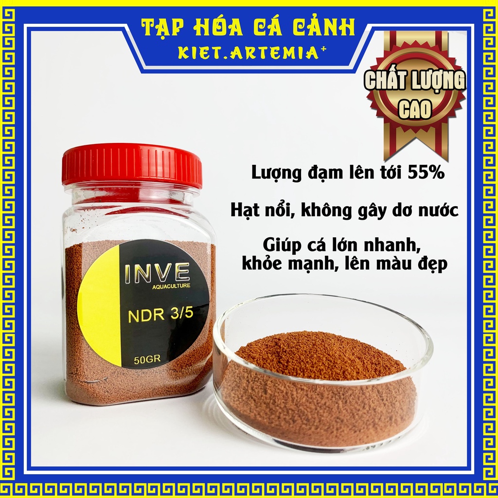 Cám Thái Inve 3/5, thức ăn dinh dưỡng cho cá cảnh