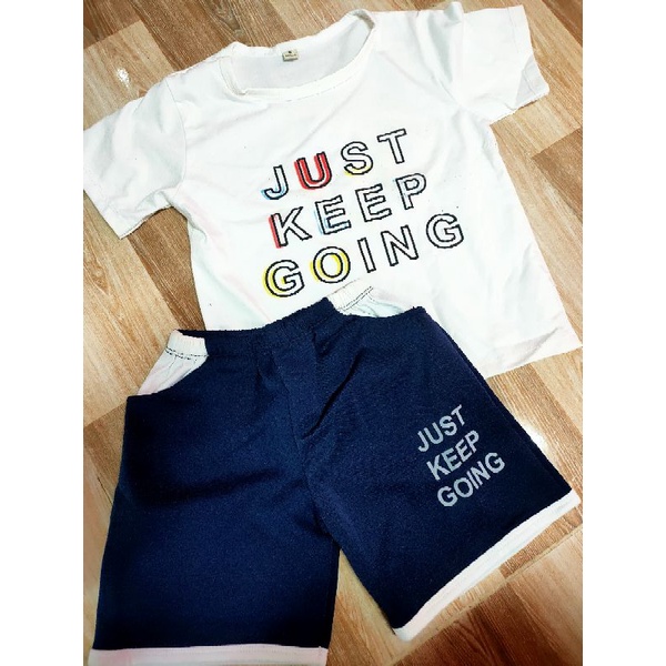 Bộ thun cotton cho bé size nhí