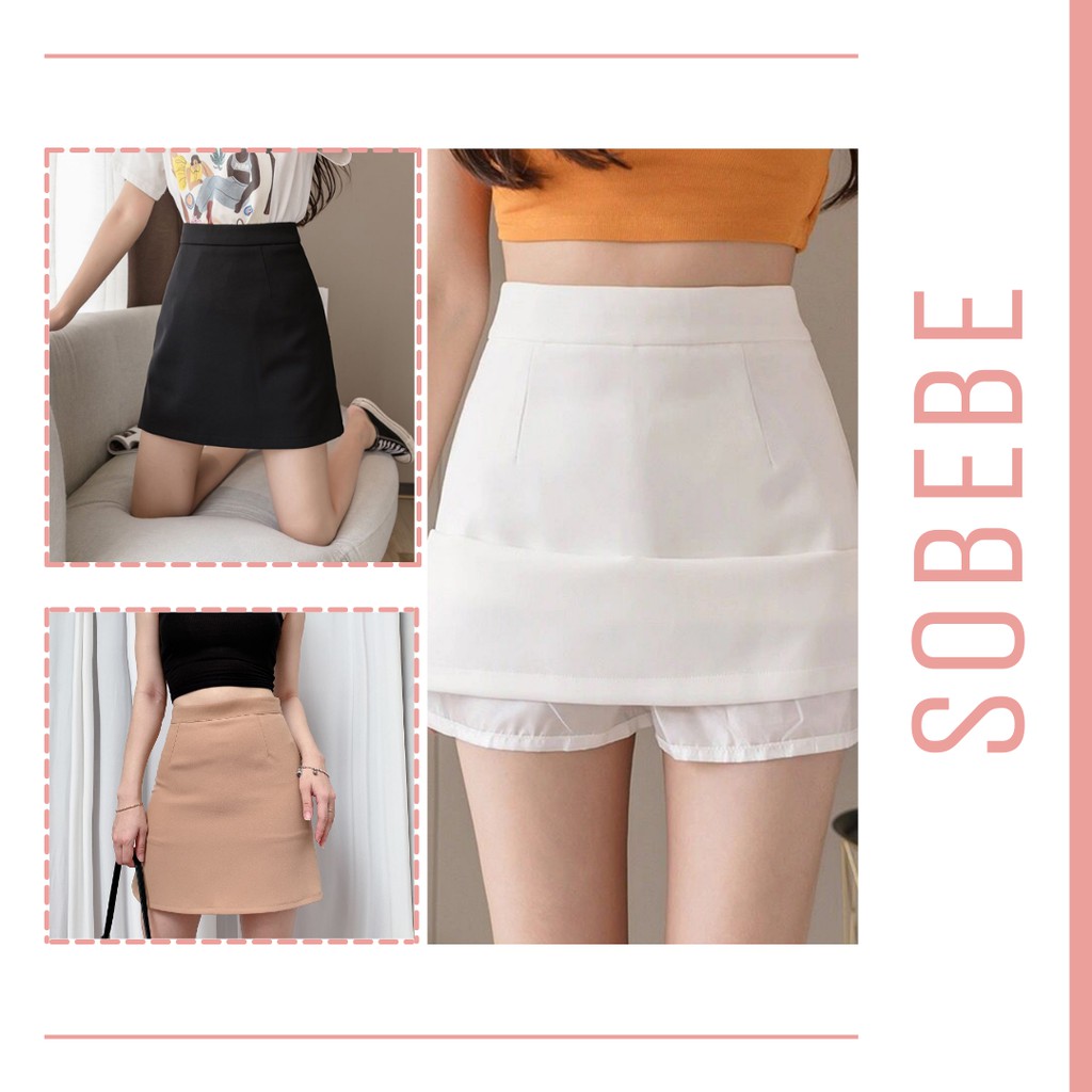 Chân váy chữ a ngắn bigsize lưng cao công sở T18 STORE CV03 | BigBuy360 - bigbuy360.vn