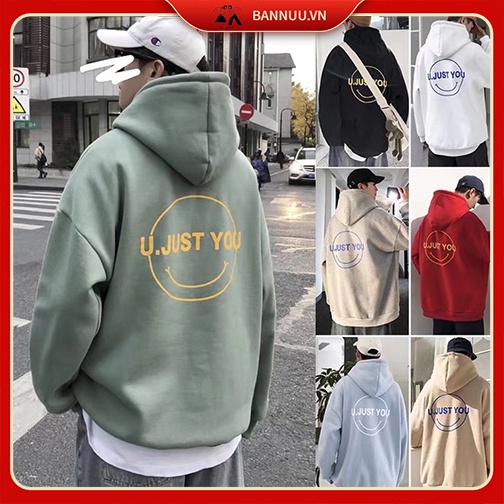 Áo hoodie đồ đôi unisex hoodie nam thời trang phong cách Hàn Quốc áo hoodie nữ áo dài tay from rộng áo khoác hoodie chất đũi cao cấp áo hoodie unisex form rộng