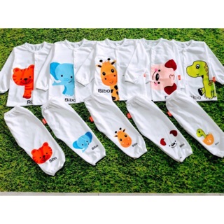Combo 25 bộ dài tay cotton cho bé