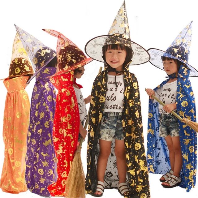 Áo choàng phù thủy Halloween