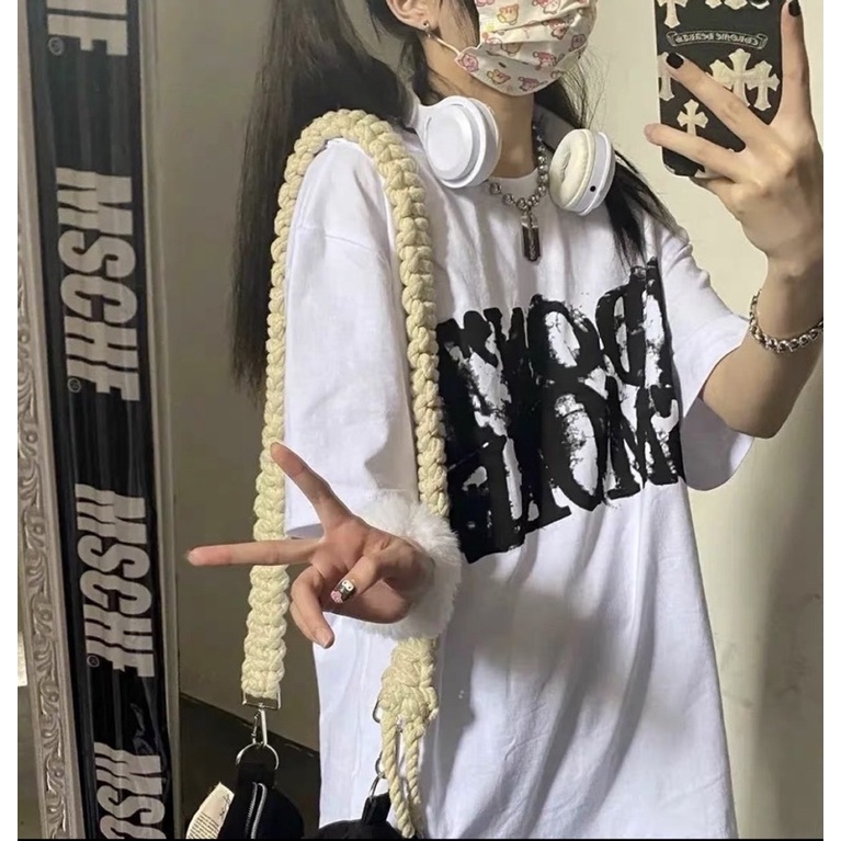 Áo phông I DON’T chữ nhoè TH6