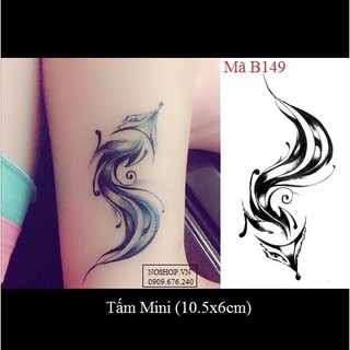 Hình xăm dán con cáo B149