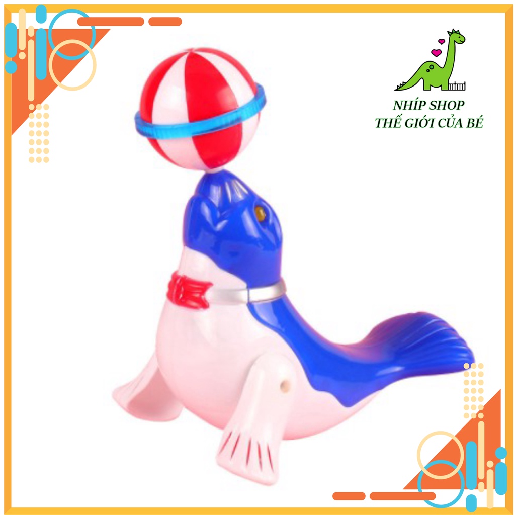 Đồ chơi Cá heo chơi bóng loại lớn chạy Pin