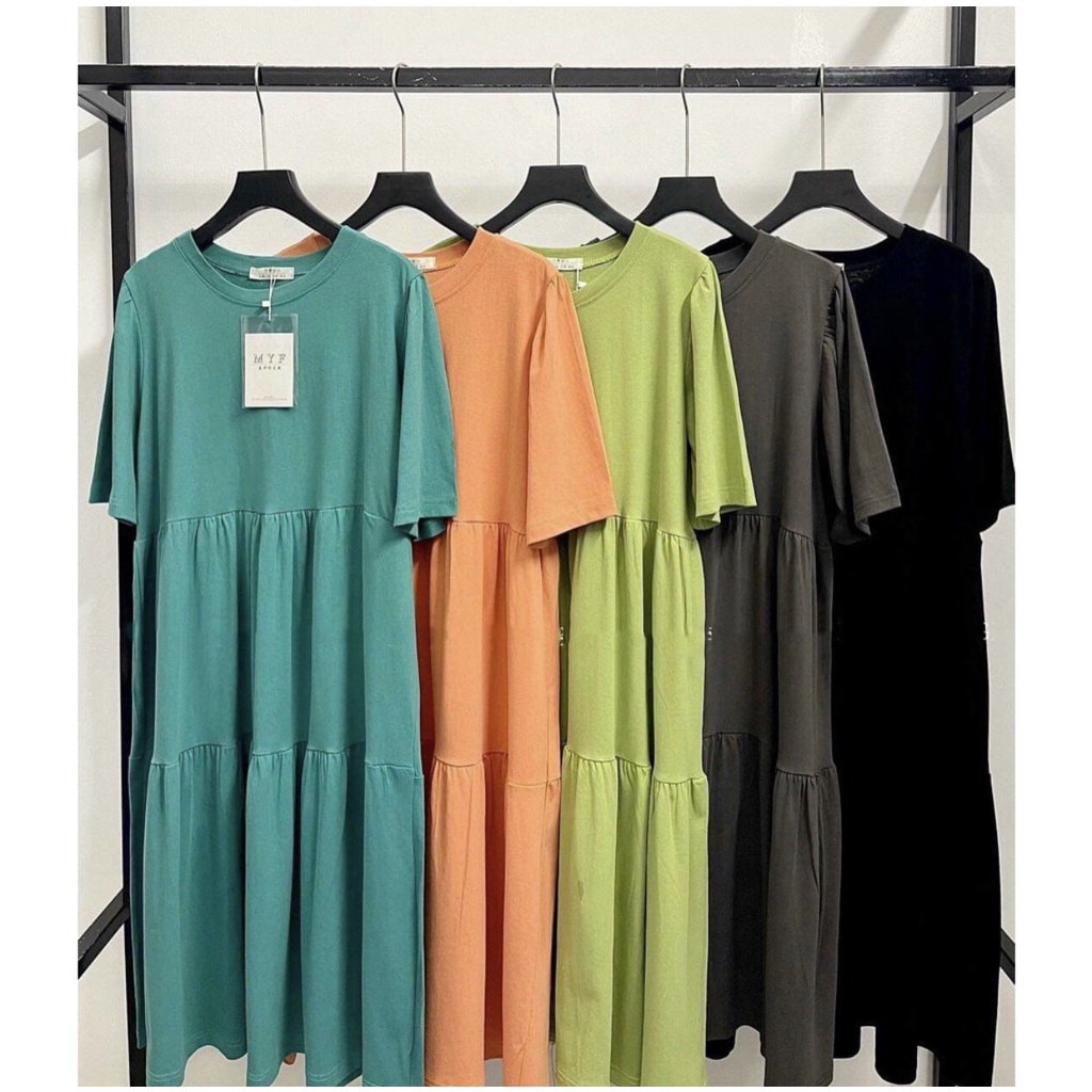 Váy Bầu Đầm Bầu Thiết Kế Chất Cotton,Tay Ngắn,Dáng Suông, Cổ Tròn Xinh Xắn Thấm Hút Mồ Hôi A113 Lin Store66