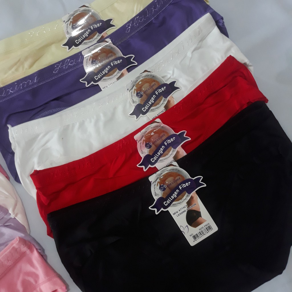 Combo 10 quần lót, quần chíp Nữ cotton trơn lưng cạp vừa chất mềm mịn co dãn 4 chiều mặc siêu êm.