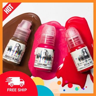 Mực phun xăm perma blend mực phun xăm - bám màu và lên đậm.
