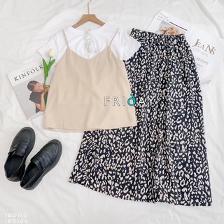 Áo hai dây chất liệu lụa mềm Friday