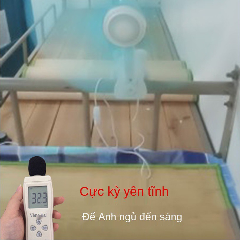 Quạt mini kẹp điện sinh viên ký túc xá đầu giường nhỏ để bàn làm việc im lặng văn phòng gia đình gió lớn