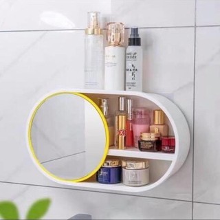 Tủ đựng mĩ phẩm gắn tường có gương