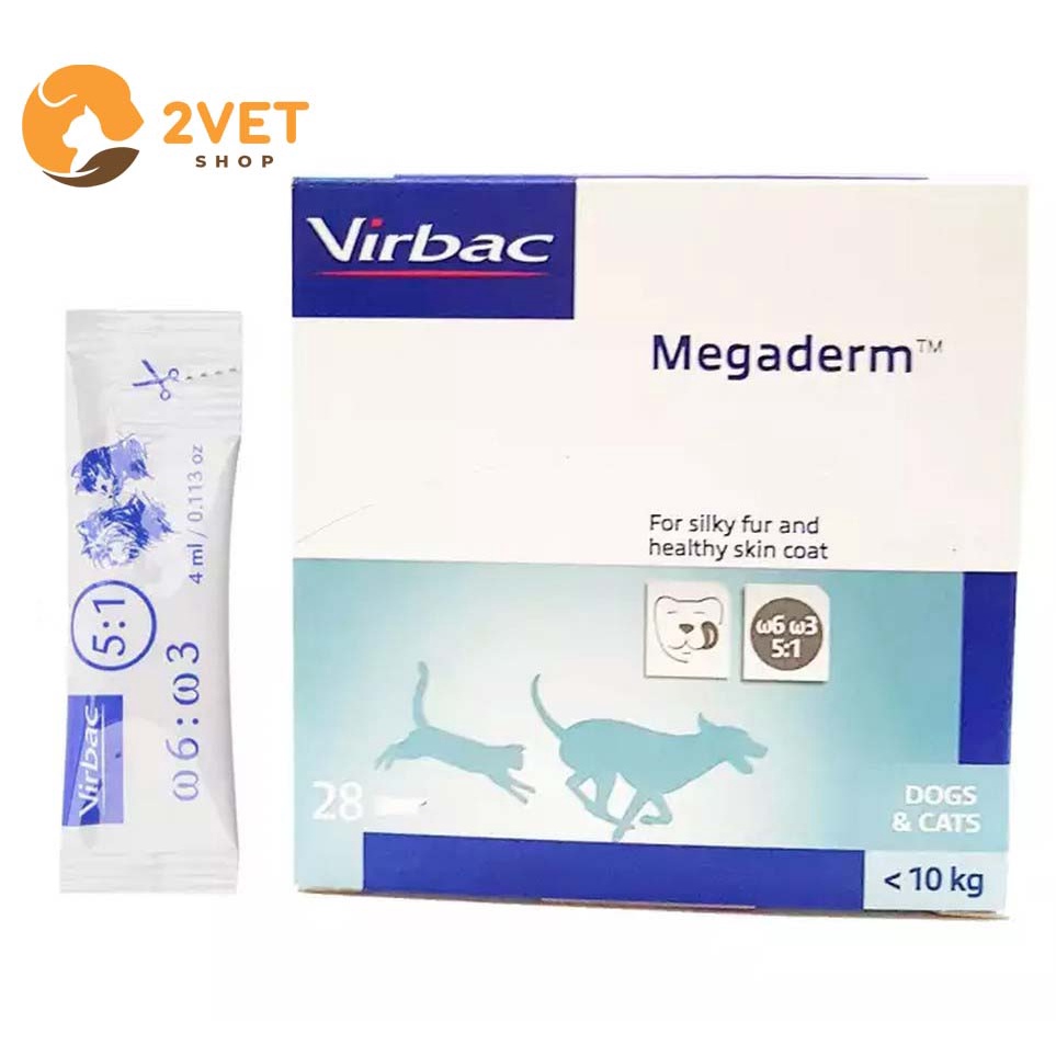 Gel Dinh Dưỡng Virbac Megaderm – Thực Phẩm – Vitamin Dinh Dưỡng Chăm Sóc Vật Nuôi