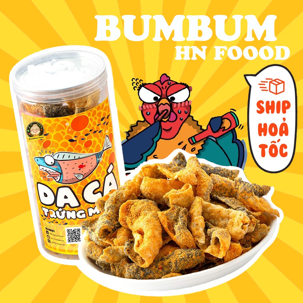 Da Cá Trứng Muối 250g BUMBUM HN FOOD Ngon Bổ Rẻ