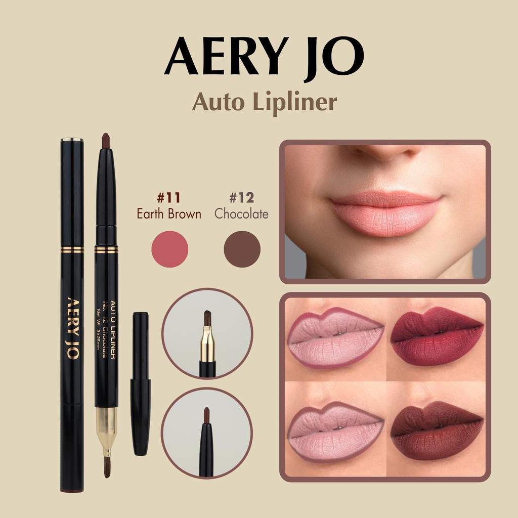 Chì kẻ viền môi Aery Jo Auto Lipliner | Shopee Việt Nam